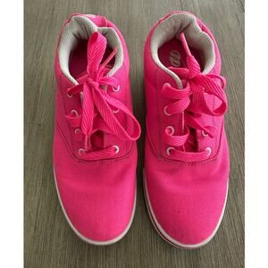 Heelys Launch Skate Shoes Youth Sz 5 Women’s Size 5.5 Hot Pink Low Tops